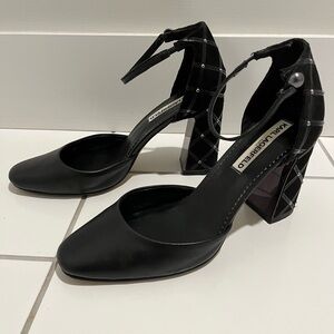 Karl Lagerfeld Criss Cross Detail Heels